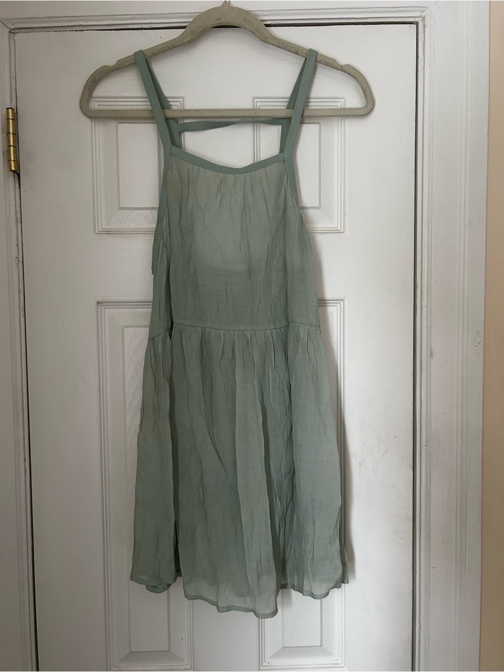 Sage Green Sleeveless Sundress